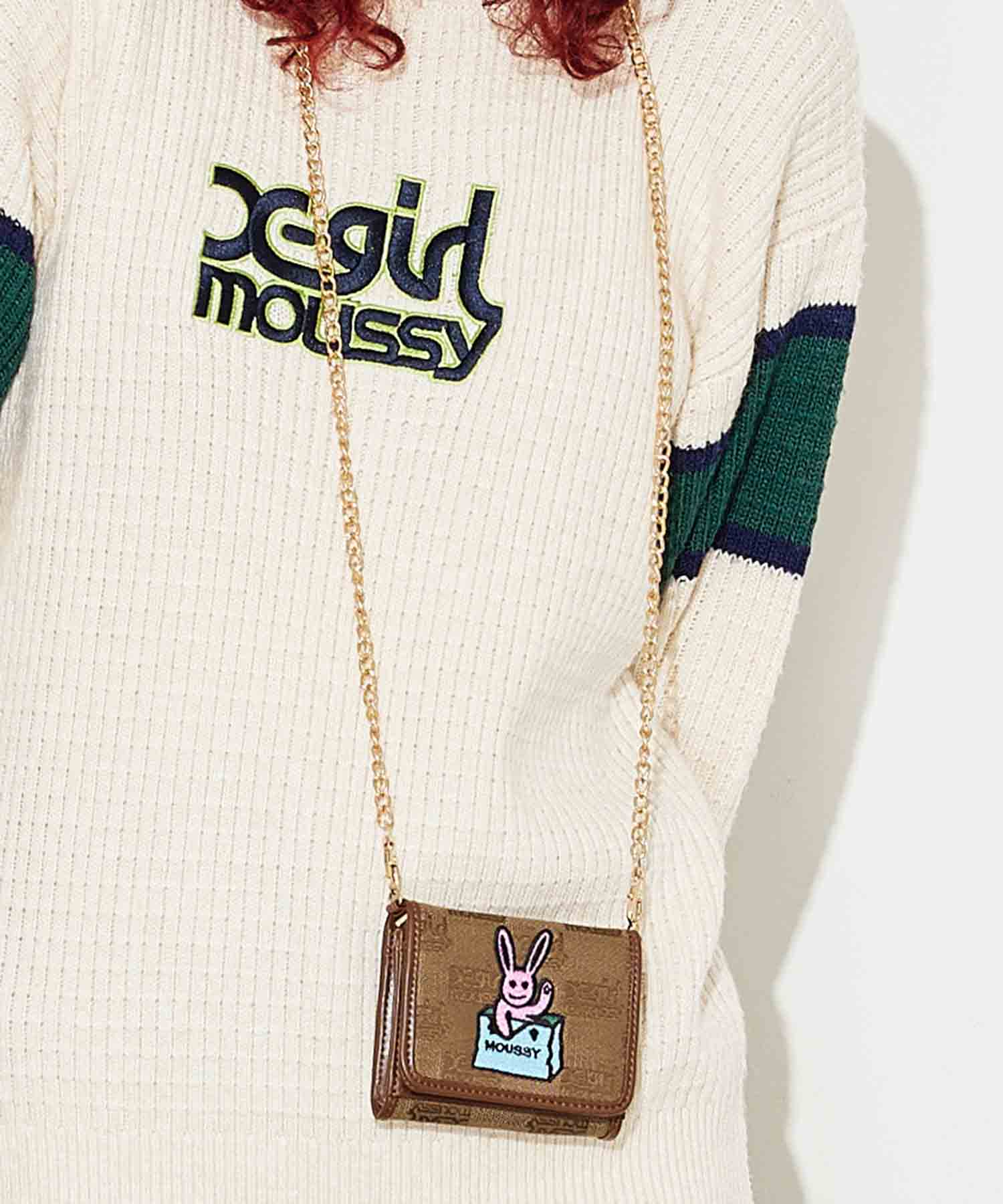 X-girl × MOUSSY MULTI PRINT CREW SWEAT TOP