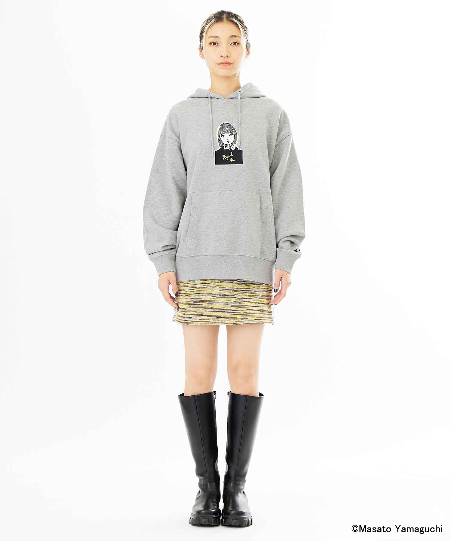 X-girl × MASATO YAMAGUCHI SWEAT HOODIE