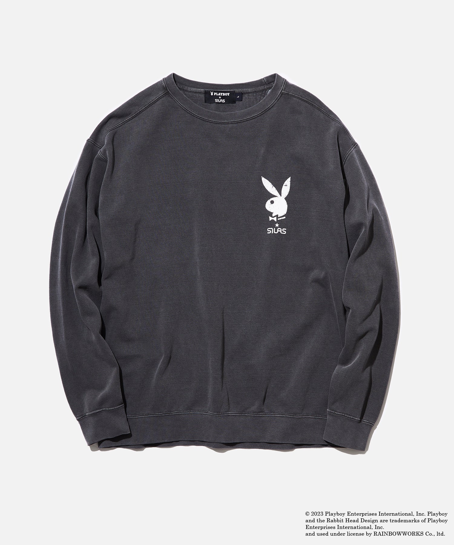 PLAYBOY x SILAS DISTRESSED SWEATER