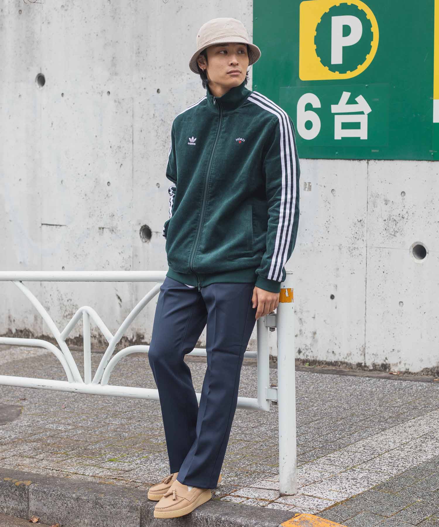 adidas noah アディダス ノア フローラル トラックパンツ XS