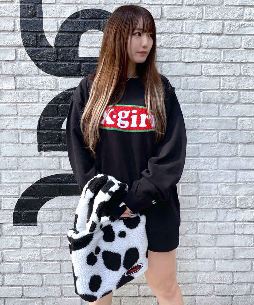 メール便可 2セットまで エックスガール トレーナー CHENILLE