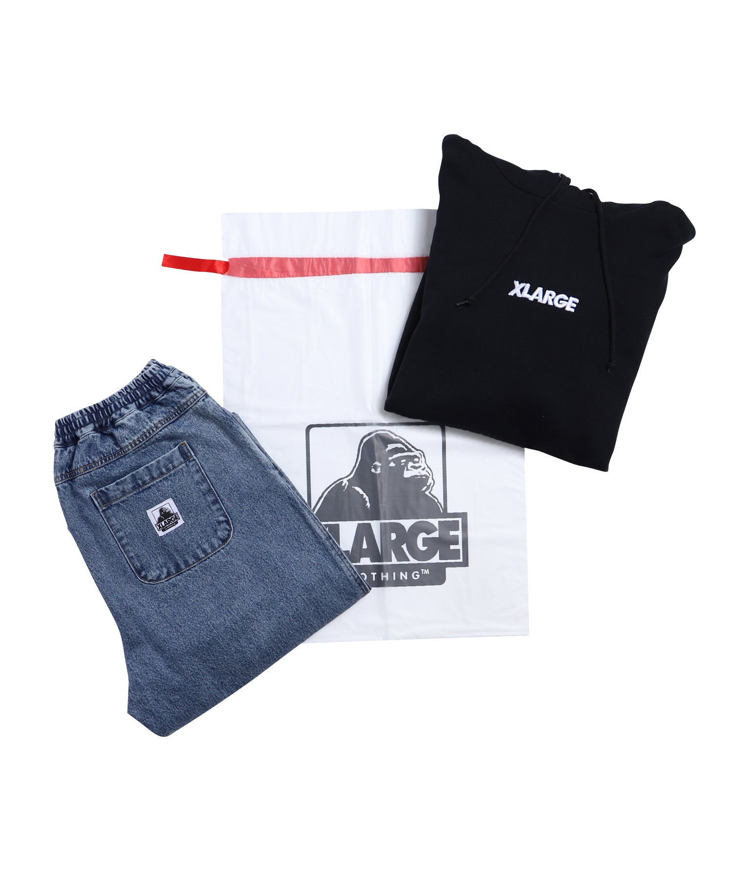 最前線の XLARGE ラッピングセット ギフトバッグ ショップ袋