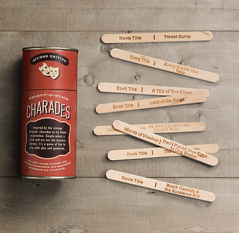 holiday hostess gift idea - charades