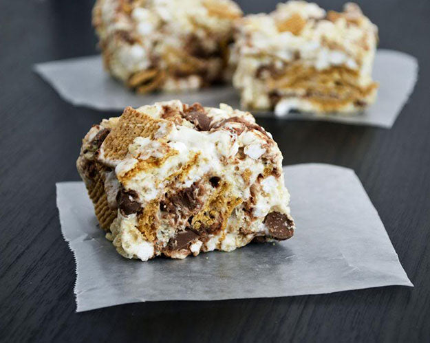 S'mores Rice Krispie Treats Recipe - National Rice Krispie Treat Day