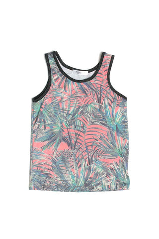 tropical print tank