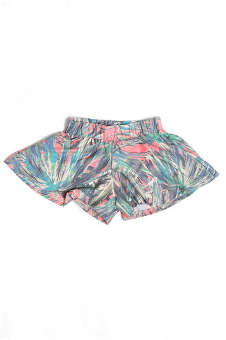 tropical print skort - cool summer styles for kids