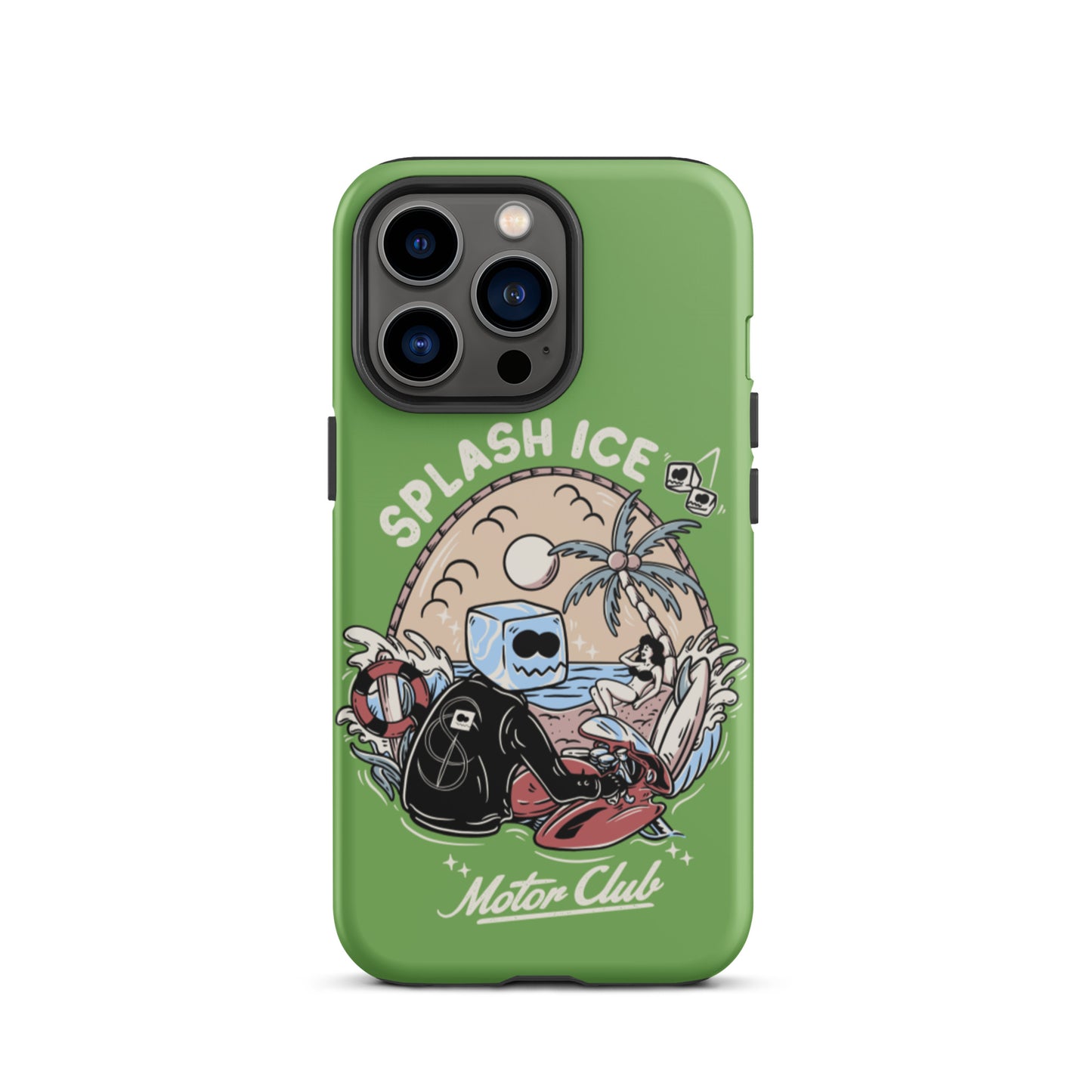 Tough iPhone case - MotorClub “Lima Bean Green”