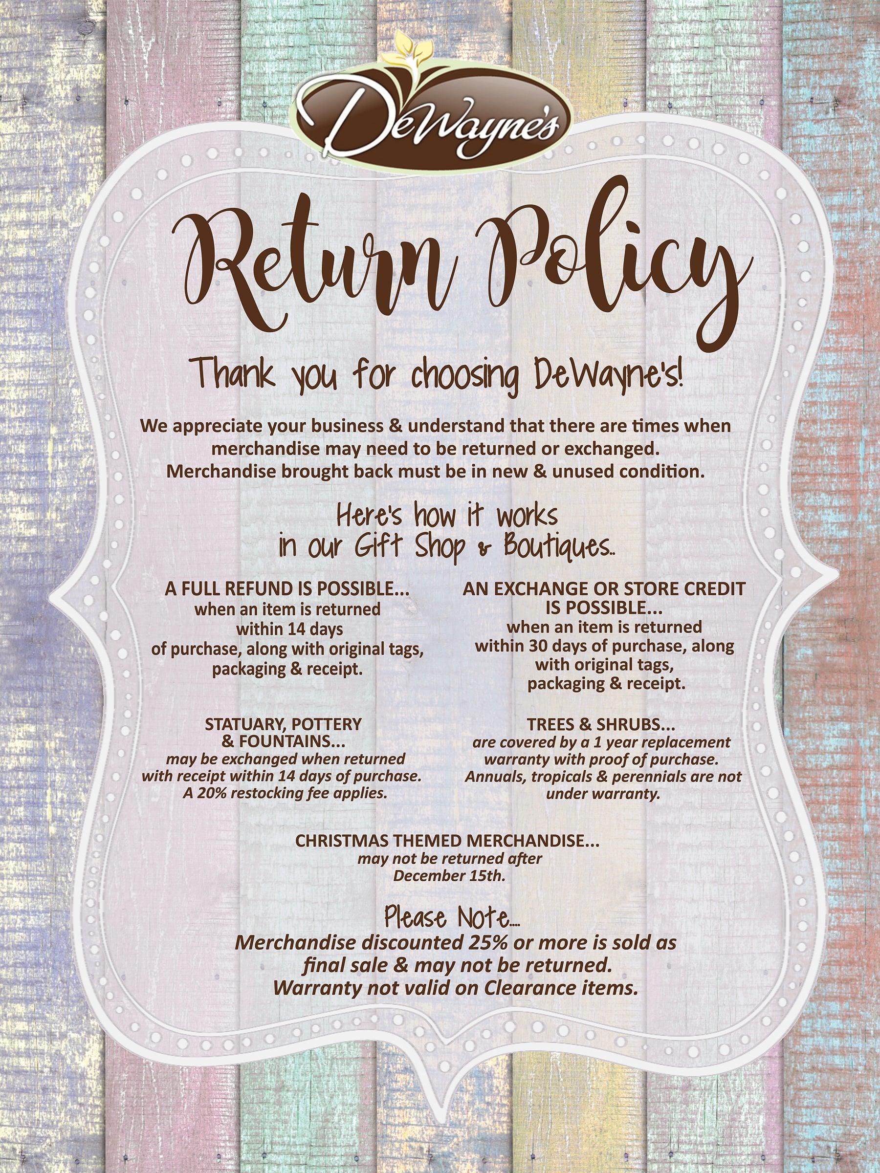 Return Policy 21.5x28.5 reduced for web.jpg__PID:2e89708b-e5e1-487e-867b-037ca5fa8bf2