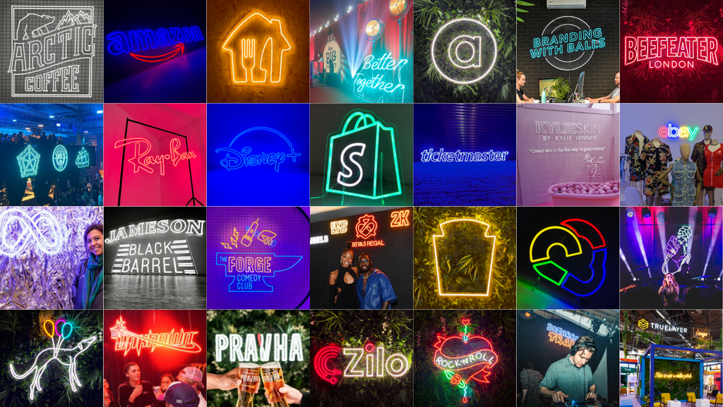 Neon sign brands we work with