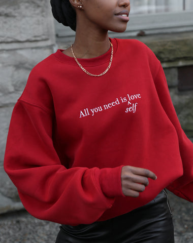 The "BABES SUPPORTING BABES" Not Your Boyfriend's Crew Neck Sweatshirt | French Press