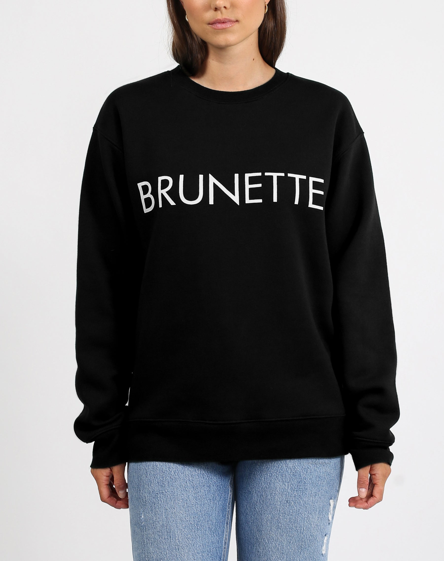 brunette sweater zara