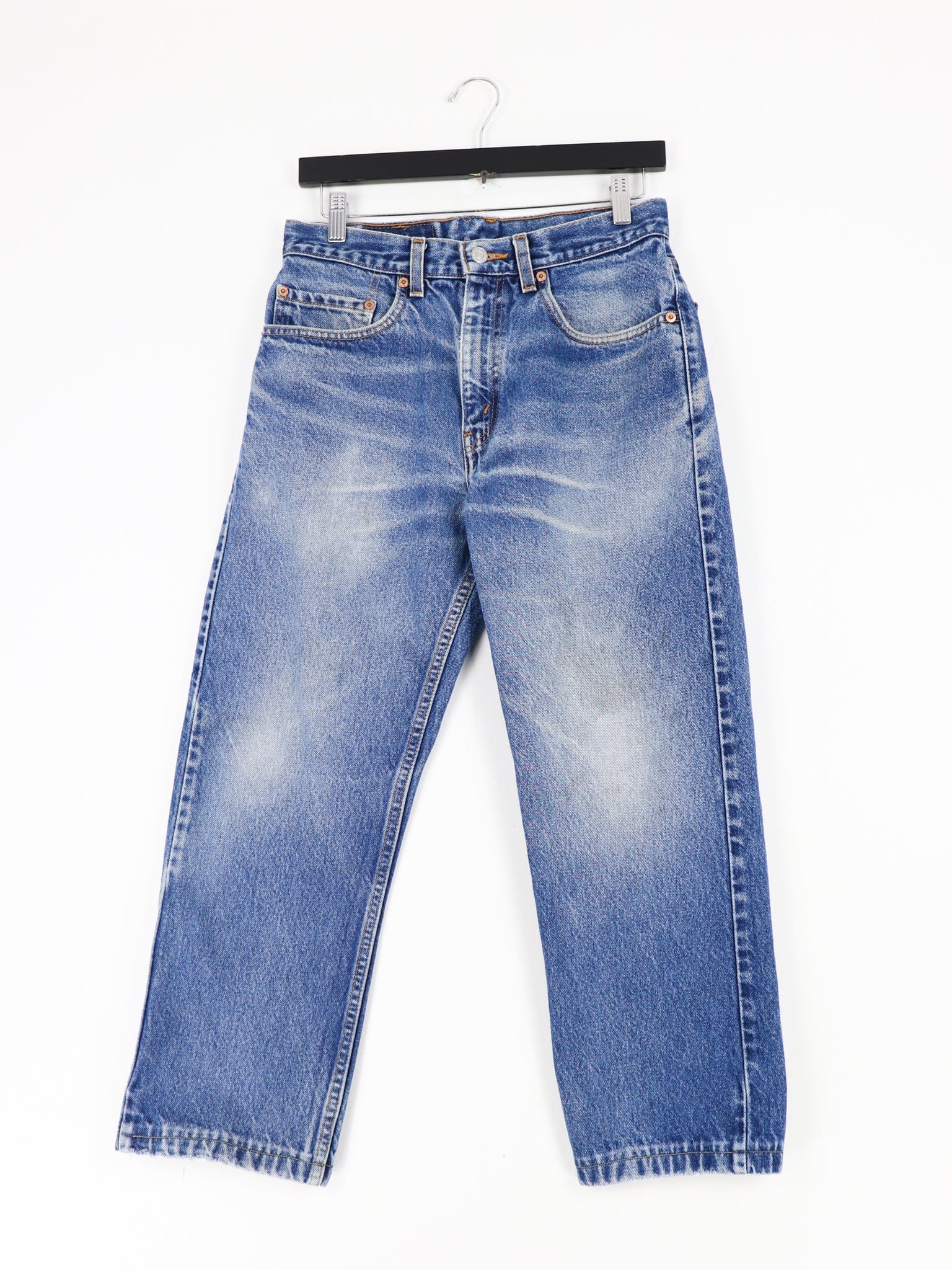 Vintage Levi's 505 Regular Straight Fit Denim Jeans Size 31 x 30 Fits