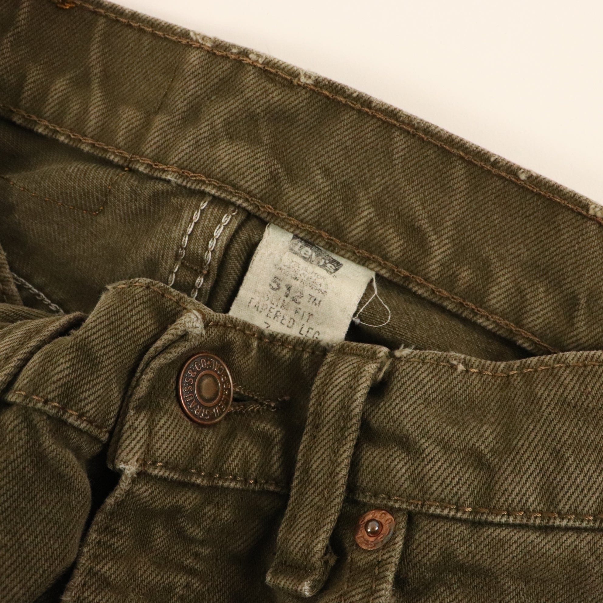 Vintage Levi's 512 Slim Fit Denim Jeans Women's Size 7 Fits Like 26x30