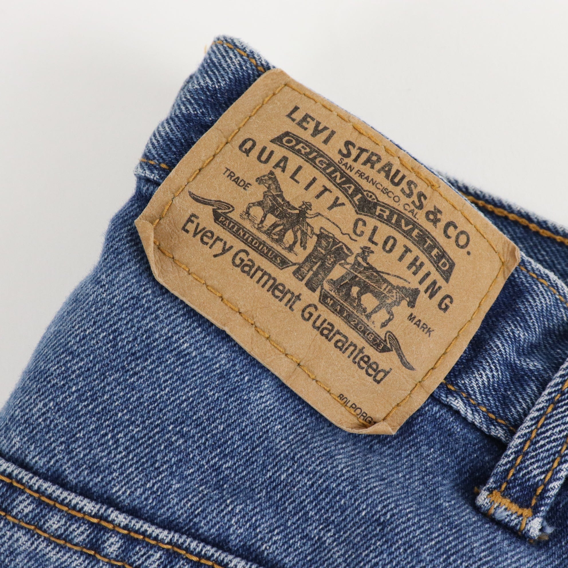 Vintage Levi's Orange Tab Denim Jeans Size 38 x 30 Fits 38 x 28
