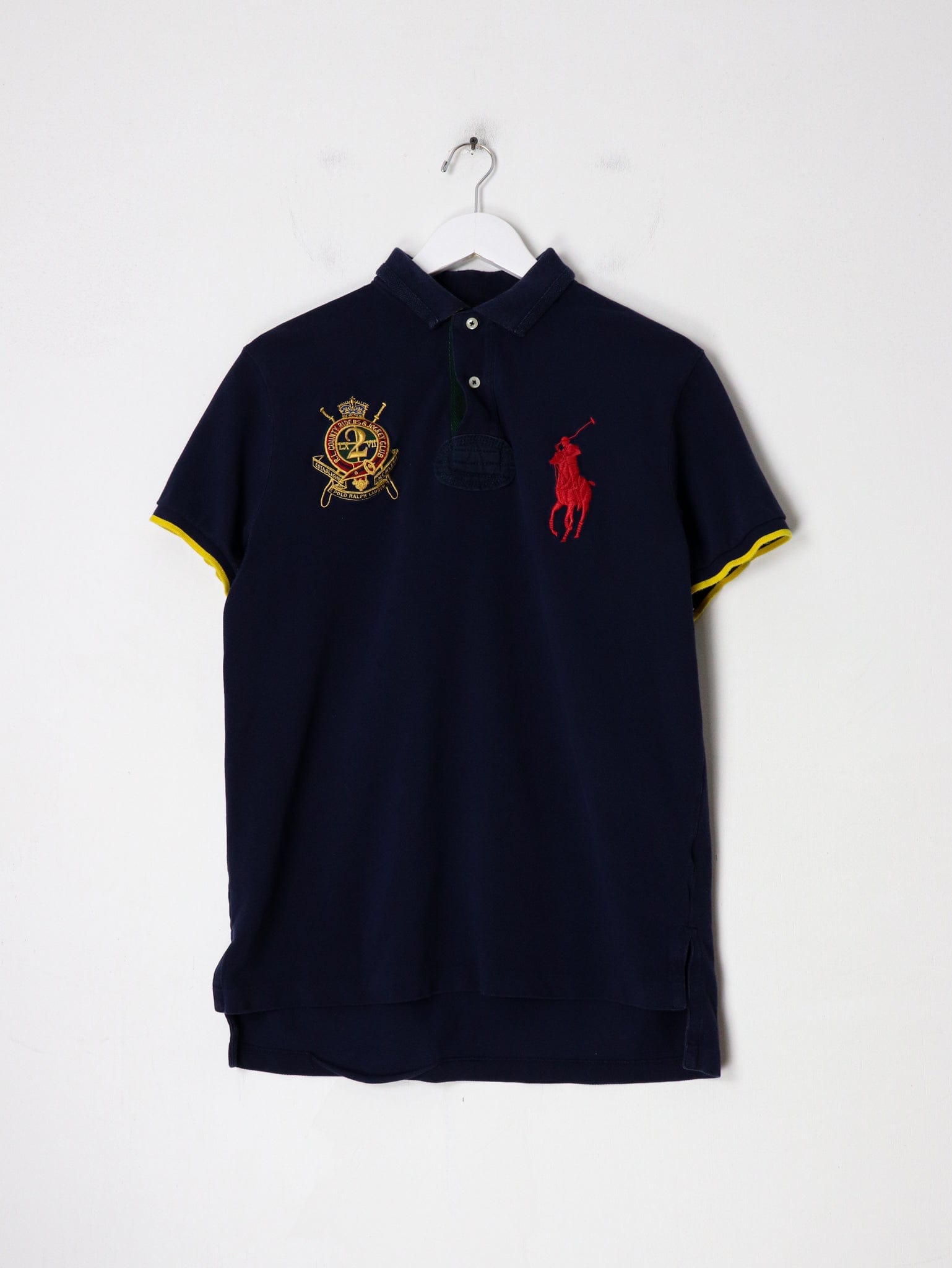 Vintage Polo Ralph Lauren County Riders & Jockey Club Polo Shirt Size