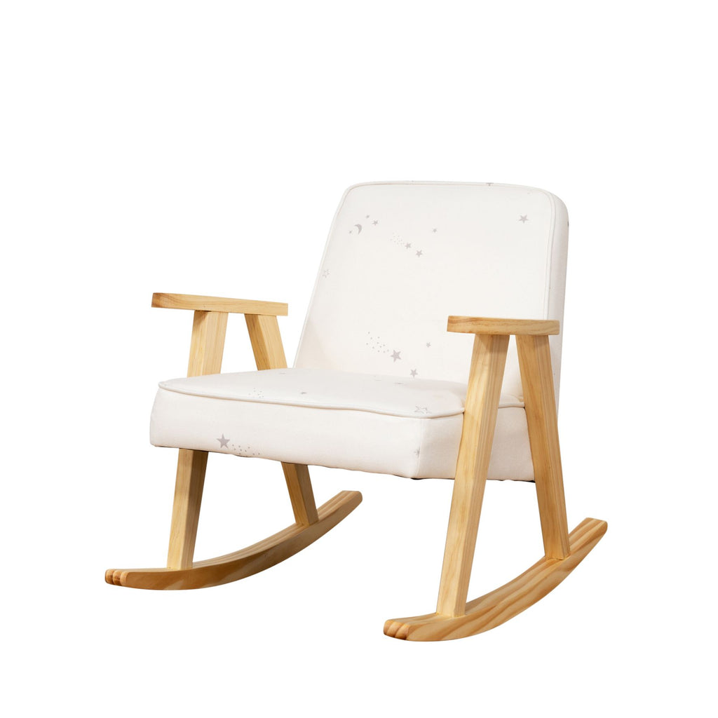 mini white rocking chair