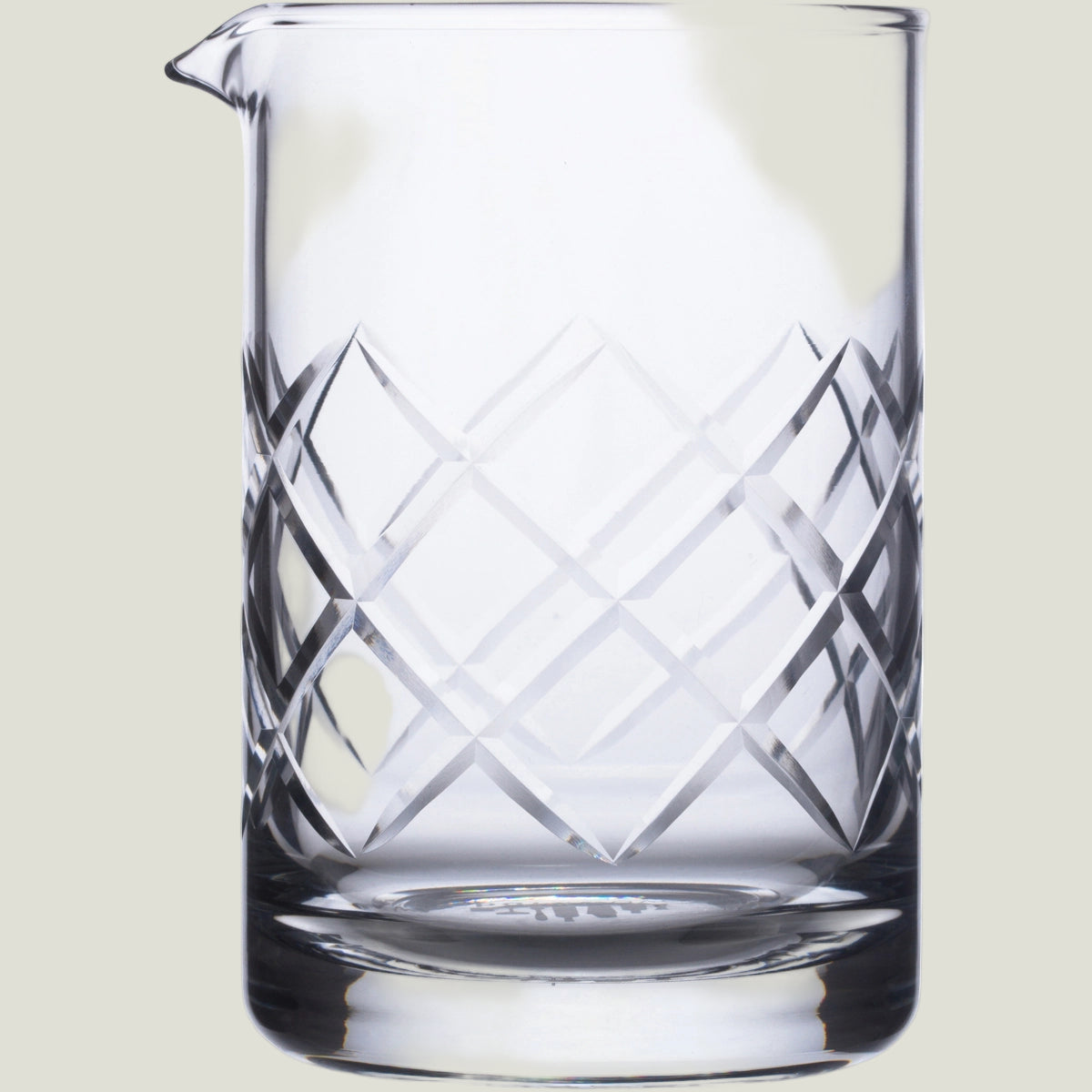 Diamond Cut Cocktail Mixing Glass