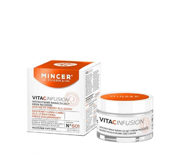 Mincer Pharma Deeply Moisturizing Day Cream Vita C Infusion All Skin T Fiveadayhealthshop