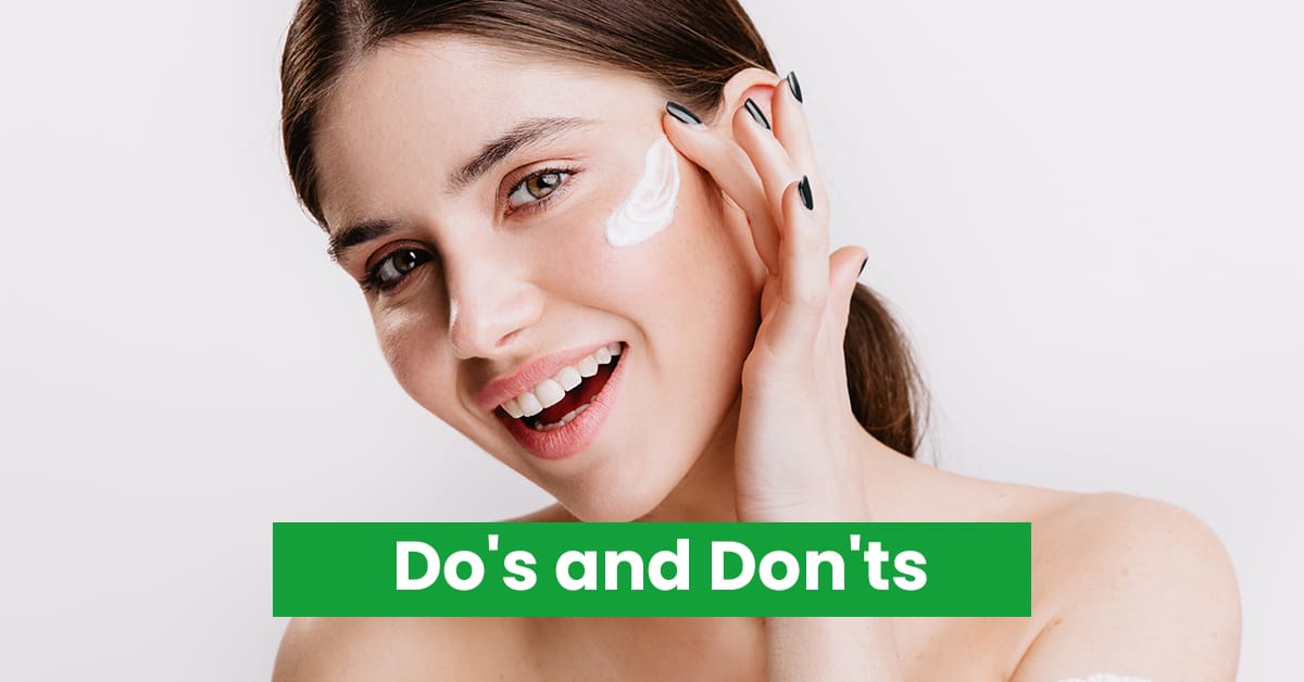 Do's and Don'ts of oily skin care