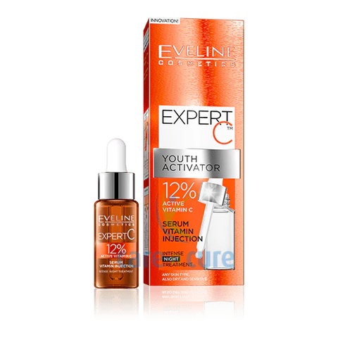 Eveline Expert C Youth Activator Serum Vitamin Injection Night