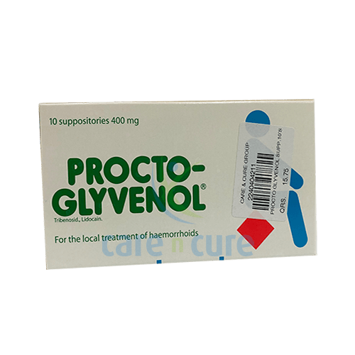 Procto-Glyvenol 400 mg 10 suppositories buy online