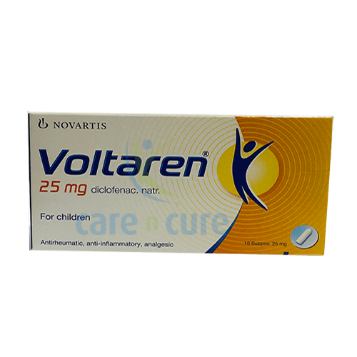 Buy Voltaren 25mg Supp 10S online in Qatar- View Usage, Benefits and ...