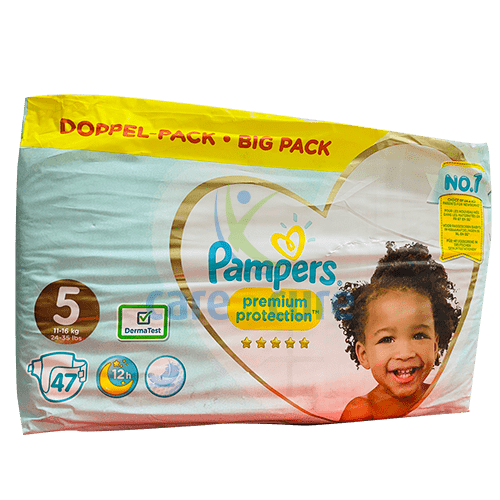 pampers premium protection – taille 5 x 24 couches, 11-25 kg – default  title - DIAYTAR SÉNÉGAL