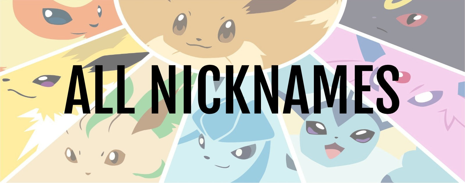 Pokemon go eevee evolution names
