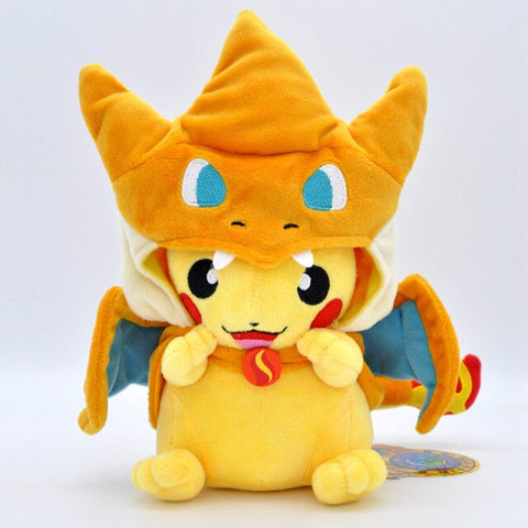 pikachu mega charizard y plush