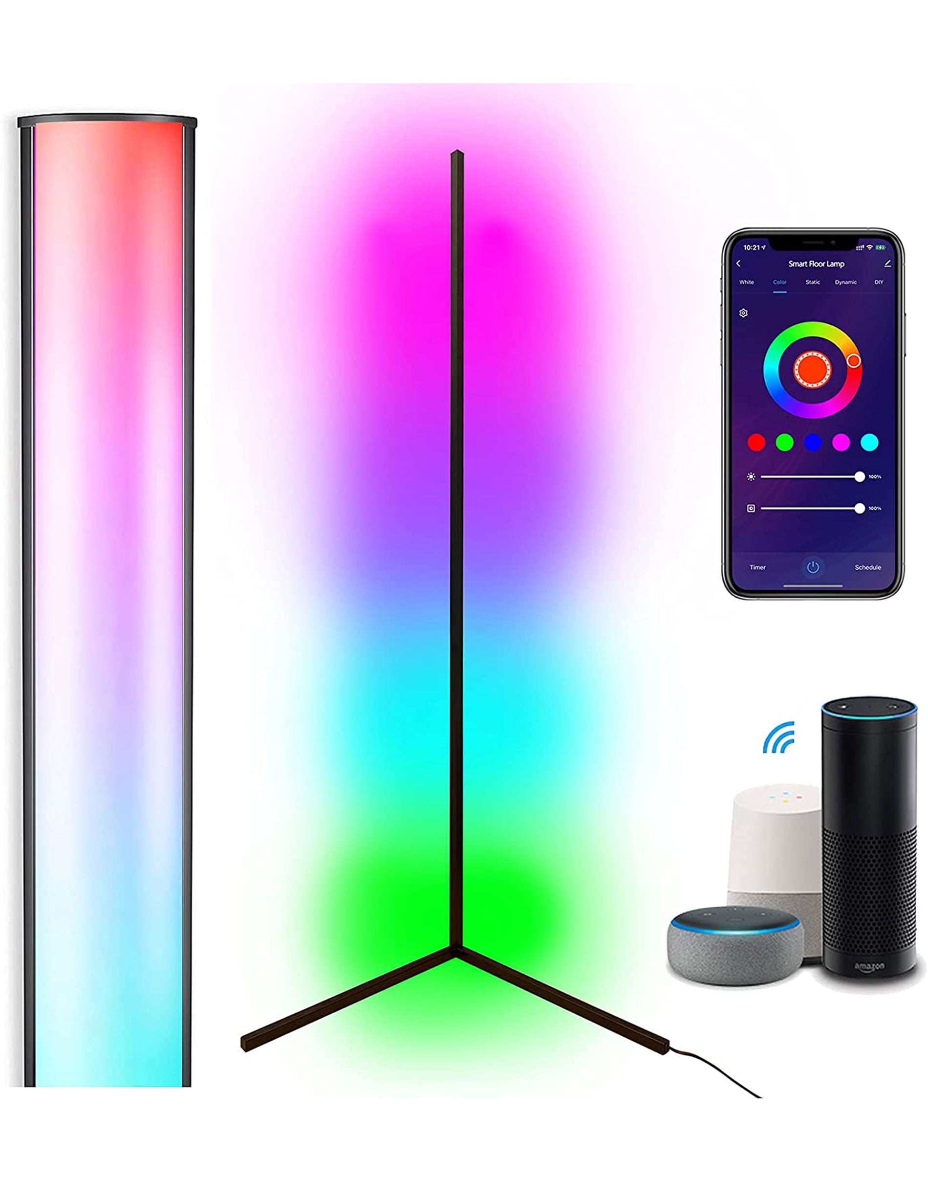 led floor lamp multi colour