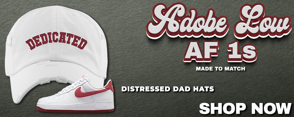 Adobe Low AF 1s Distressed Dad Hats to match Sneakers | Hats to match Adobe Low AF 1s Shoes