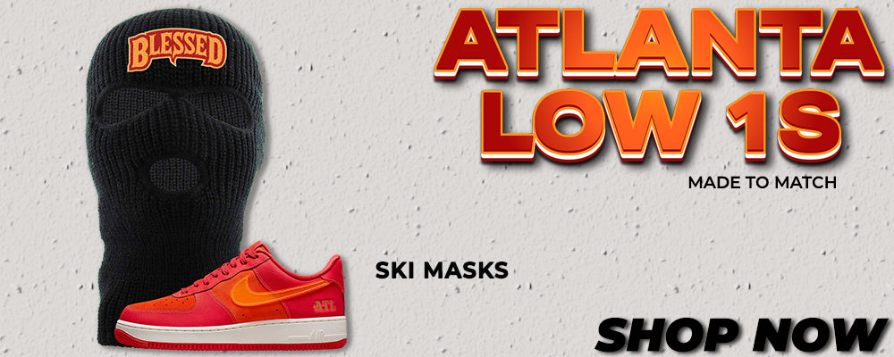 Atlanta Low AF 1s Ski Masks to match Sneakers | Winter Masks to match Atlanta Low AF 1s Shoes