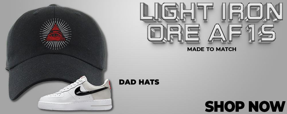 Light Iron Ore AF1s Dad Hats to match Sneakers | Hats to match Light Iron Ore AF1s Shoes