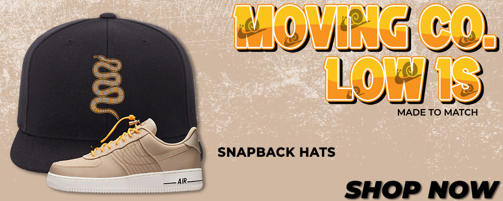 Sanddrift Moving Low AF 1s Snapback Hats to match Sneakers | Hats to match Sanddrift Moving Low AF 1s Shoes