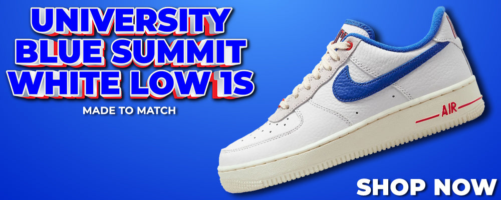 University Blue Summit White Low 1s Clothing to match Sneakers | Clothing to match University Blue Summit White Low 1s Shoes