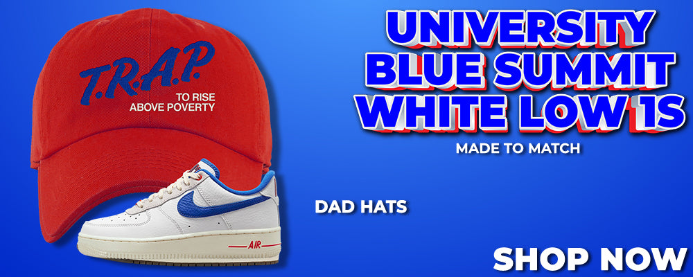 University Blue Summit White Low 1s Dad Hats to match Sneakers | Hats to match University Blue Summit White Low 1s Shoes