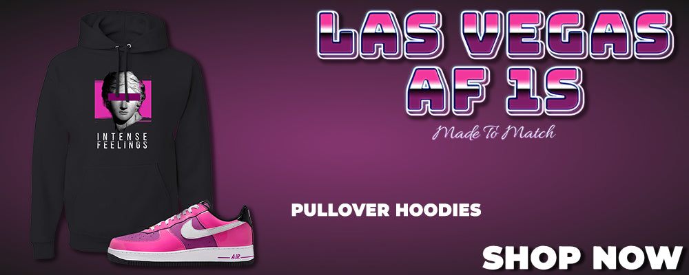 Las Vegas AF1s Pullover Hoodies to match Sneakers | Hoodies to match Las Vegas AF1s Shoes