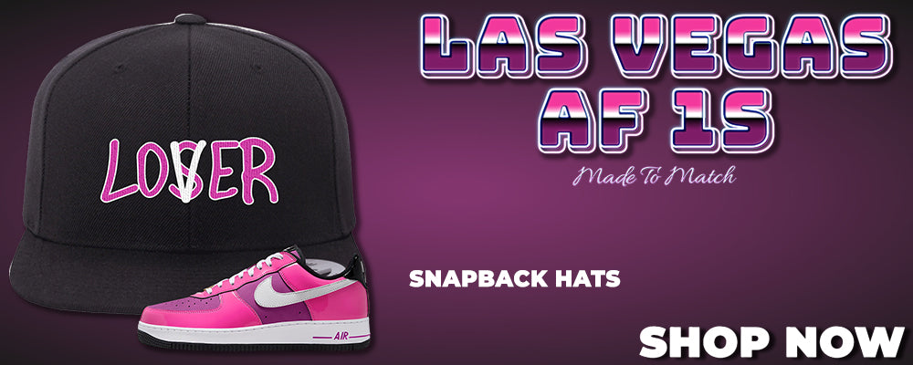  Las Vegas AF1s Snapback Hats to match Sneakers | Hats to match Las Vegas AF1s Shoes