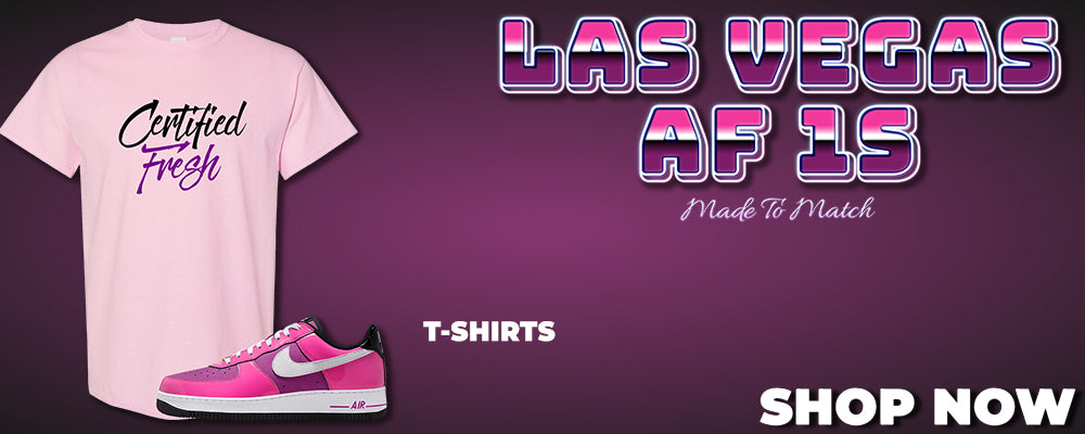 Las Vegas AF1s T Shirts to match Sneakers | Tees to match Las Vegas AF1s Shoes