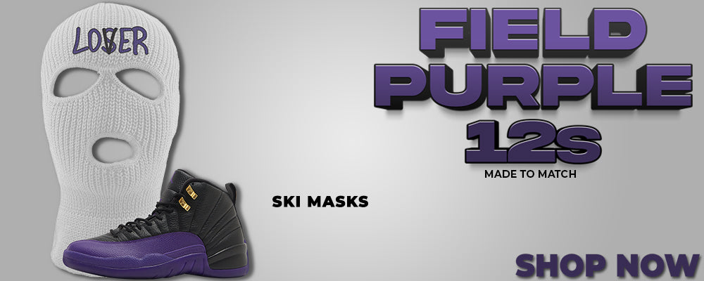 Field Purple 12s Ski Masks to match Sneakers | Winter Masks to match Field Purple 12s Shoes