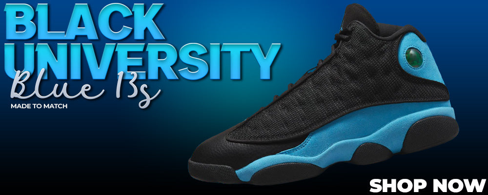 Black University Blue 13s Clothing to match Sneakers | Clothing to match Black University Blue 13s Shoes