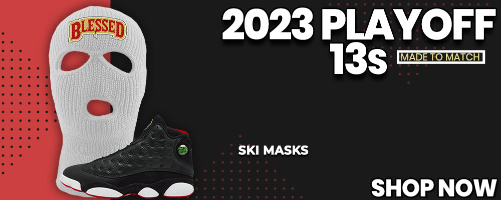 2023 Playoff 13s Ski Masks to match Sneakers | Winter Masks to match 2023 Playoff 13s Shoes