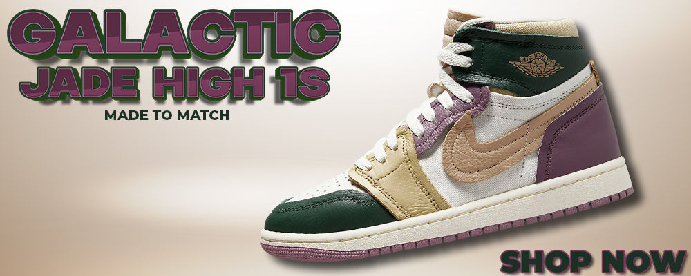 Galactic Jade High 1s Clothing to match Sneakers | Clothing to match Galactic Jade High 1s Shoes