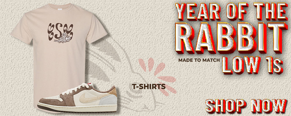 Year of the Rabbit Low 1s T Shirts to match Sneakers | Tees to match Year of the Rabbit Low 1s Shoes