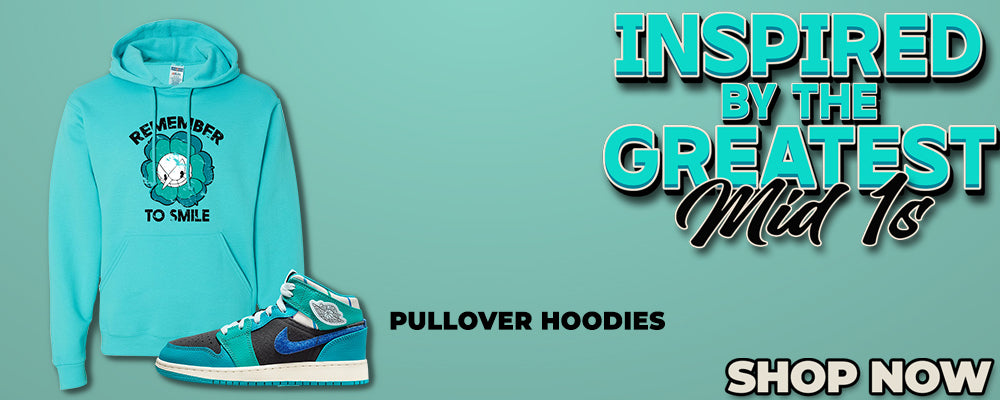 Inspired By The Greatest Mid 1s Pullover Hoodies to match Sneakers | Hoodies to match Inspired By The Greatest Mid 1s Shoes