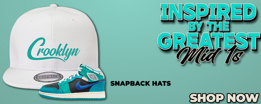 Inspired By The Greatest Mid 1s Snapback Hats to match Sneakers | Hats to match Inspired By The Greatest Mid 1s Shoes