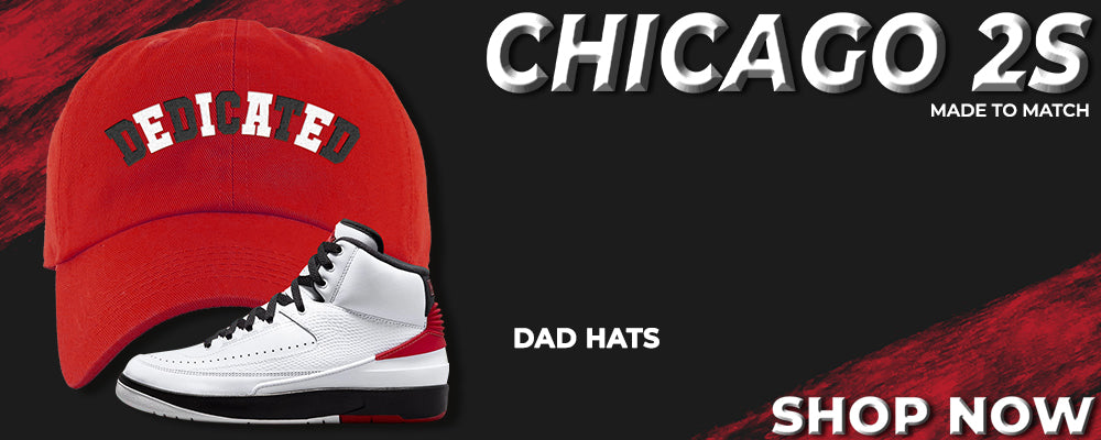 Chicago 2s Dad Hats to match Sneakers | Hats to match Chicago 2s Shoes
