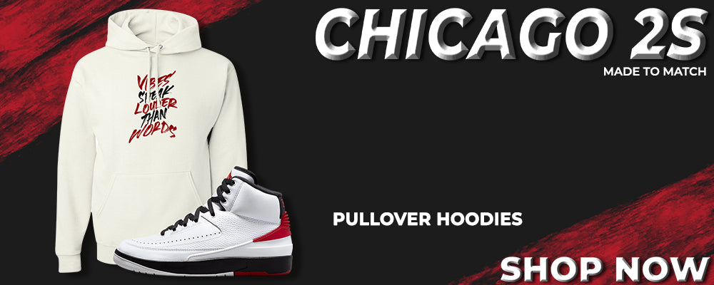 Chicago 2s Pullover Hoodies to match Sneakers | Hoodies to match Chicago 2s Shoes