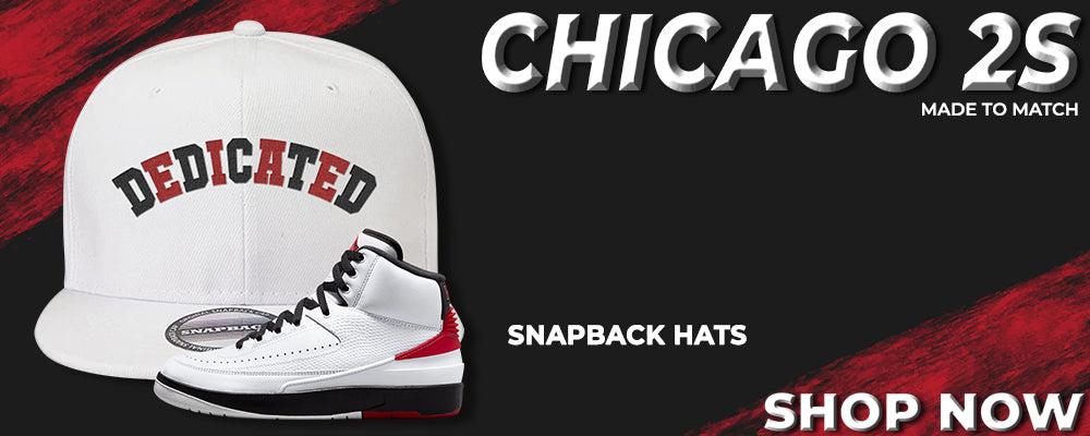 Chicago 2s Snapback Hats to match Sneakers | Hats to match Chicago 2s Shoes