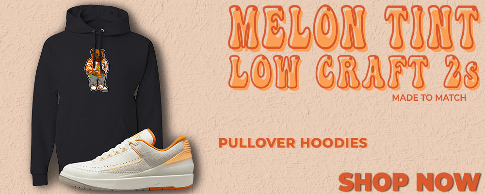 Melon Tint Low Craft 2s Pullover Hoodies to match Sneakers | Hoodies to match Melon Tint Low Craft 2s Shoes